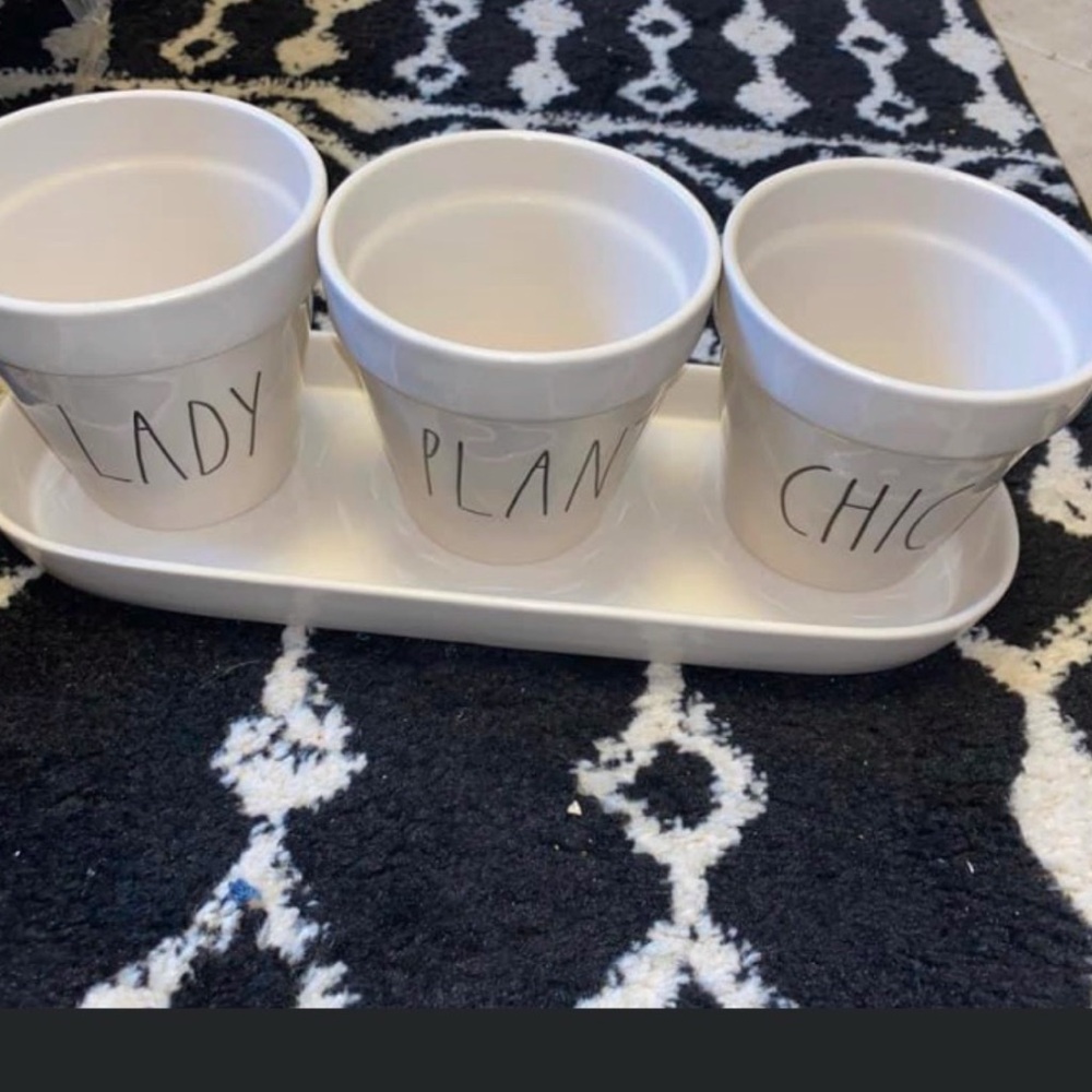 COPY - Rae Dunn Plant Lady Chic Display